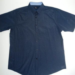 Galaxy Men's 2XL Short Sleeve Casual Button Up Dress Shirt
